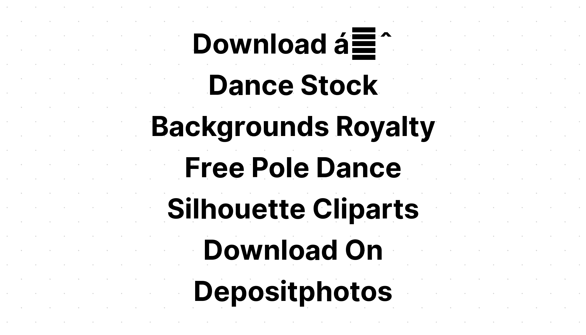 Download Pole Dancer Silhouettes SVG File